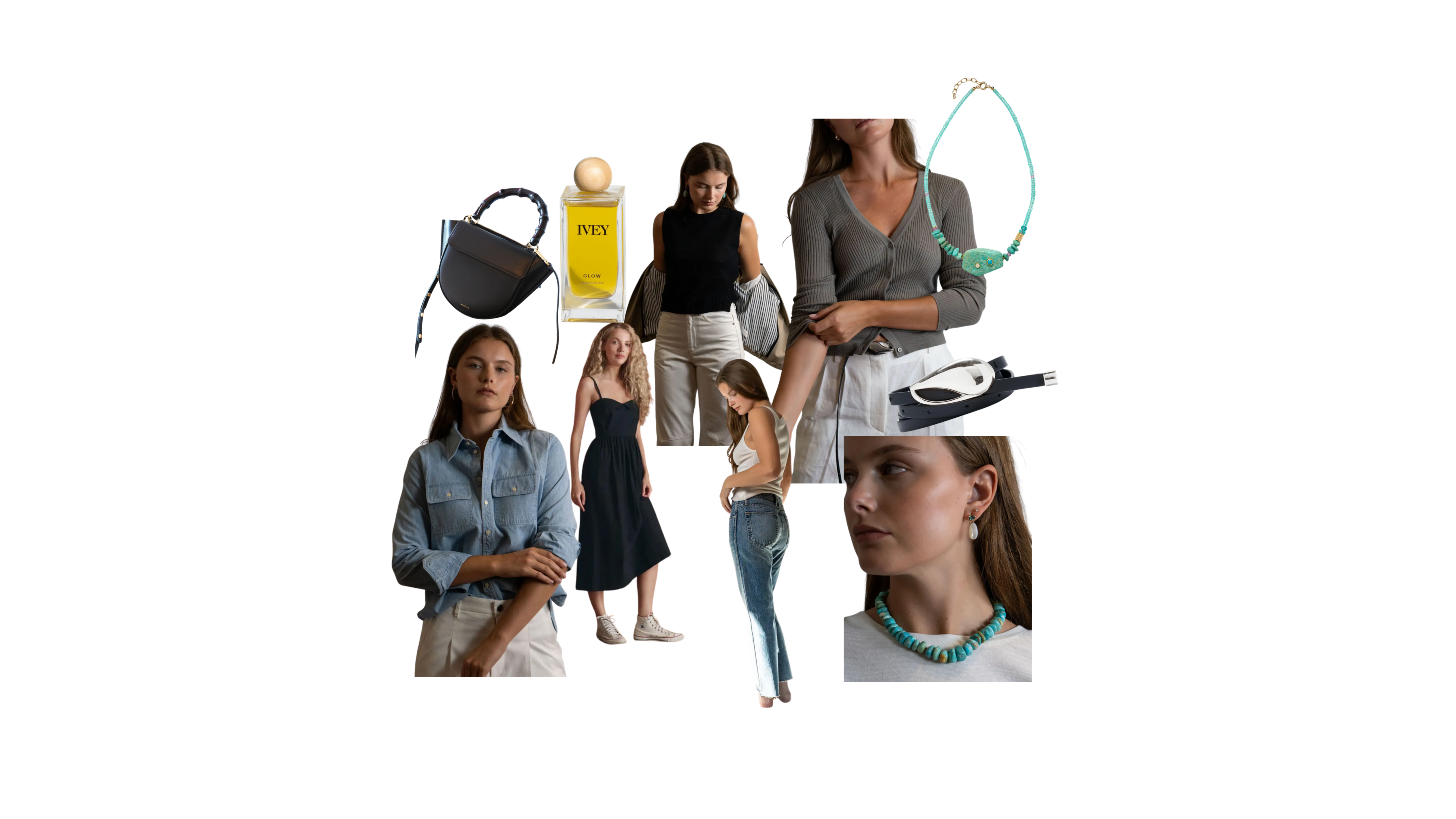 A collection of apparel and accessories