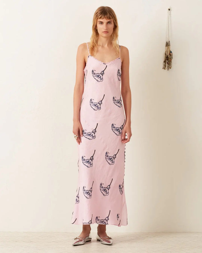 Athens Pink Calla Lily Dress Alix of Bohemia
