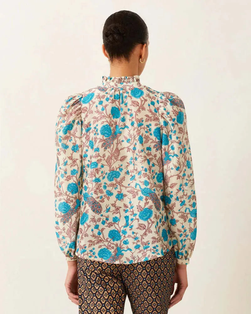 Annabel Peacock Plume Shirt Alix of Bohemia