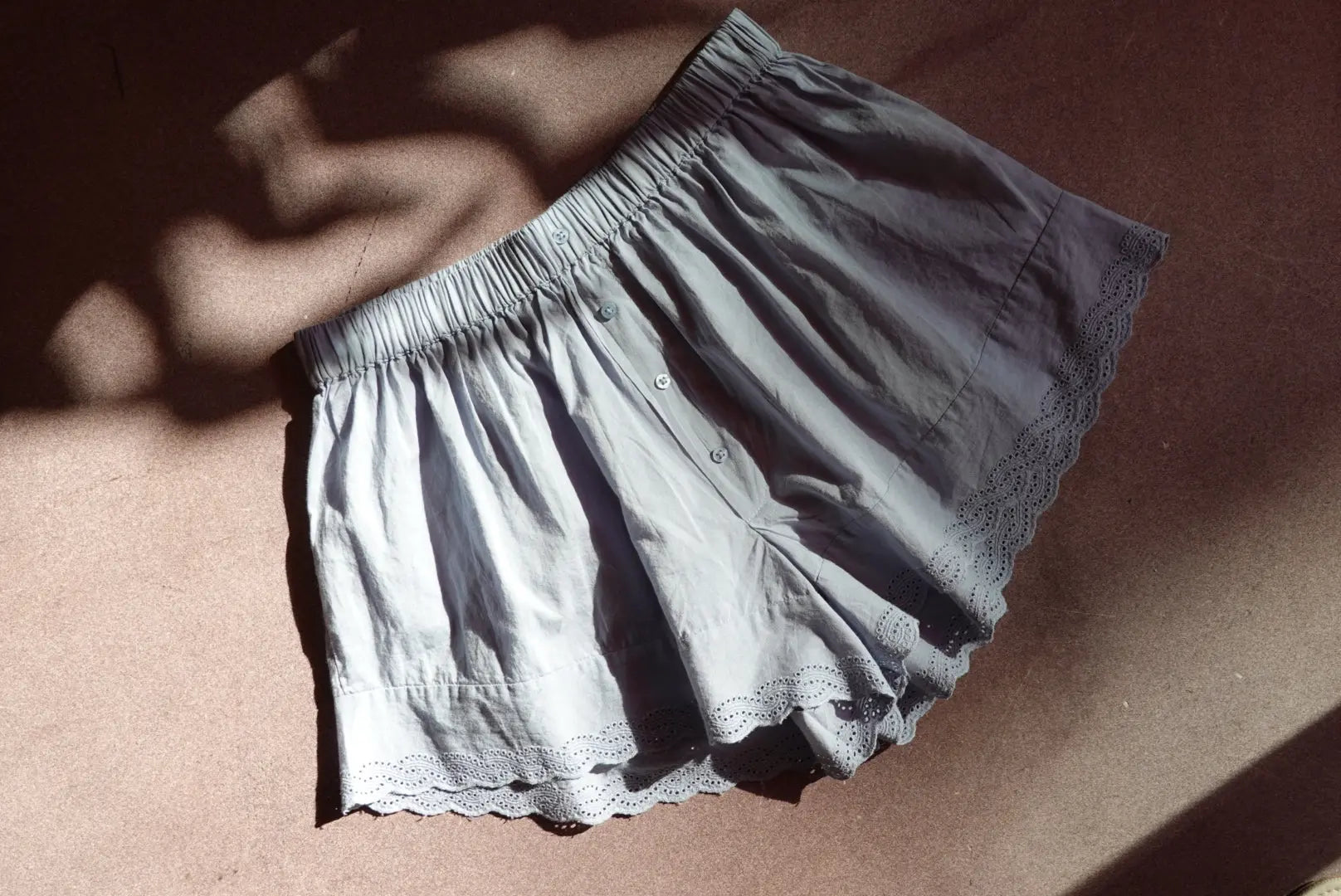 The GREAT The Eyelet Tap Shorts The Great