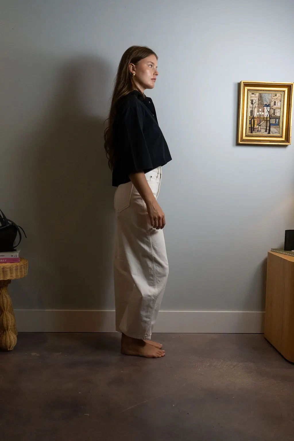 Cropped Short Sleeve Shirt Maria McManus