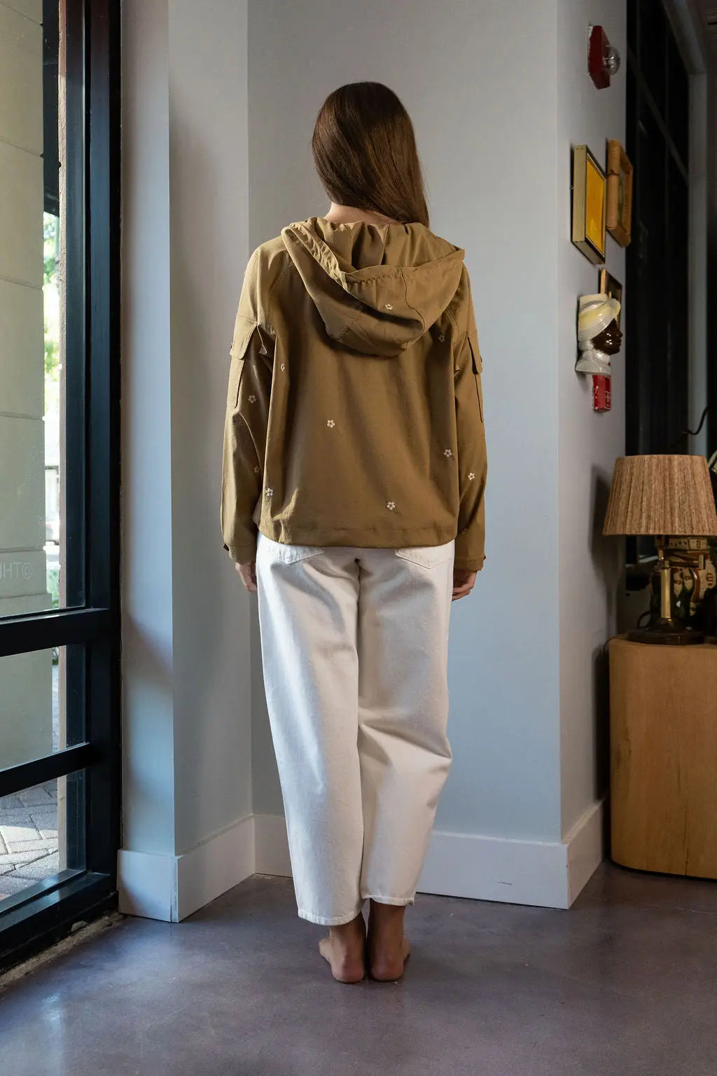 Embroidered Cropped Trailhead Pullover The Great