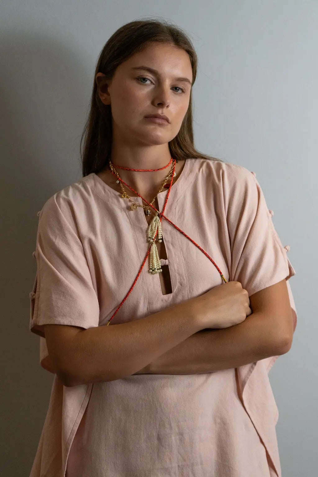 Double Tie Necklace Monoki