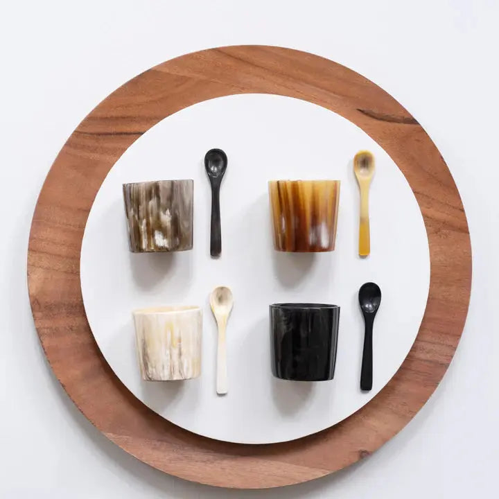 Mini Salt Cellar w Spoon Maadili Collective