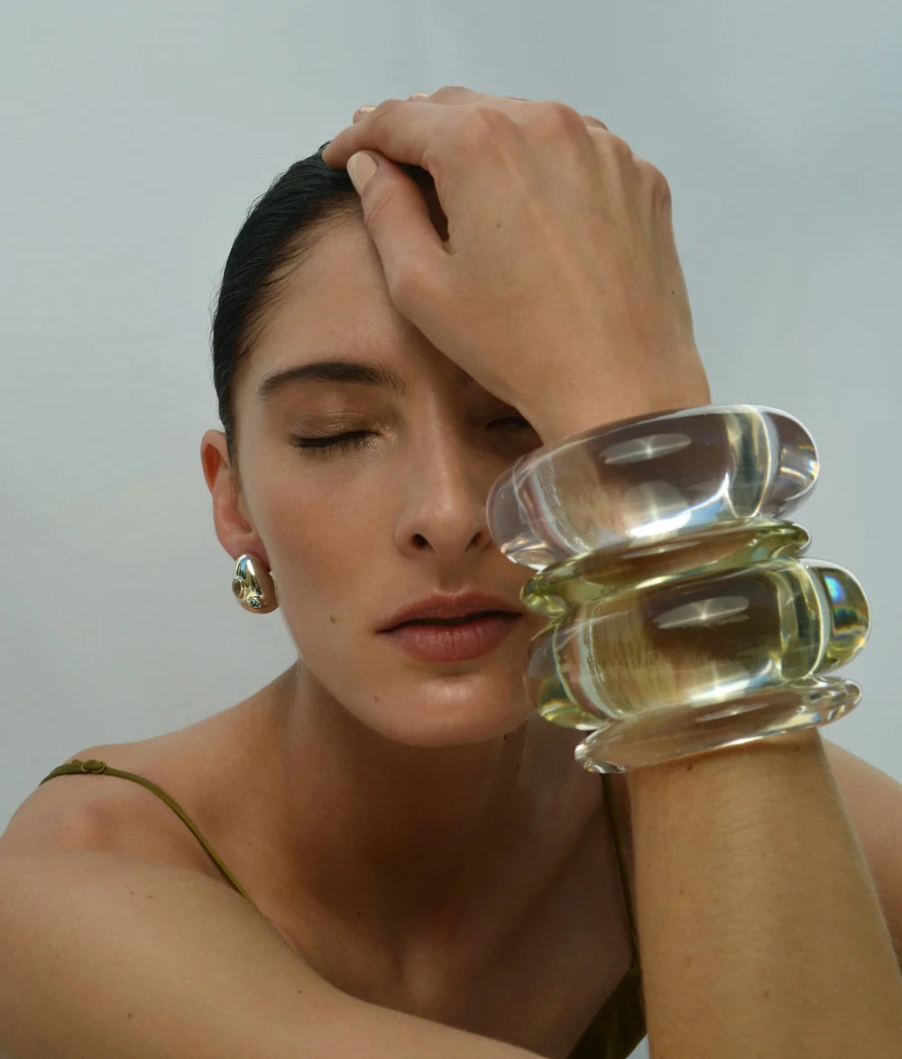 Lizzie Fortunato Arc Cuff Lime