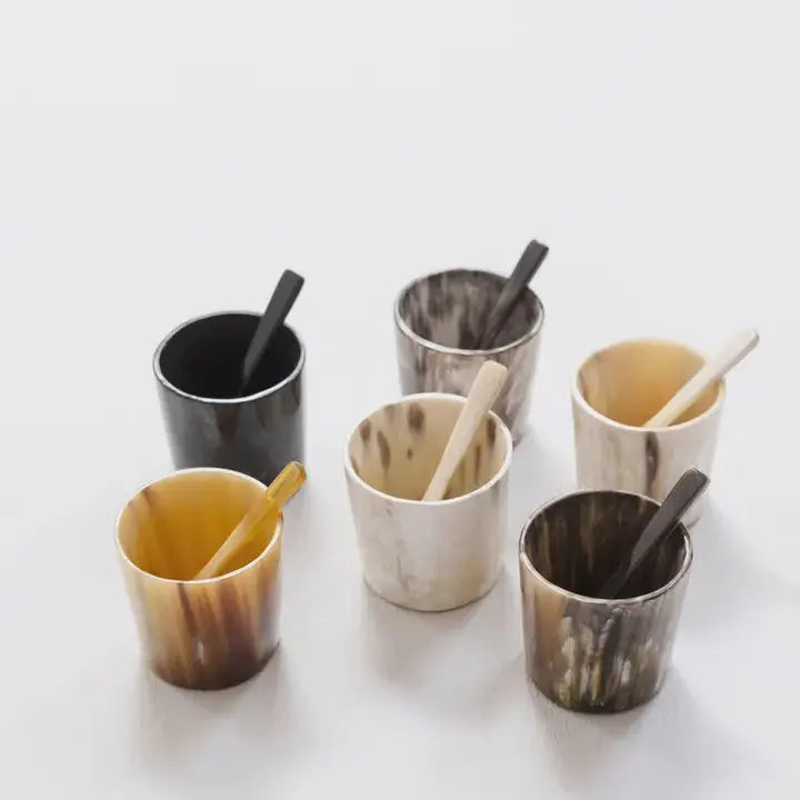 Mini Salt Cellar w Spoon Maadili Collective