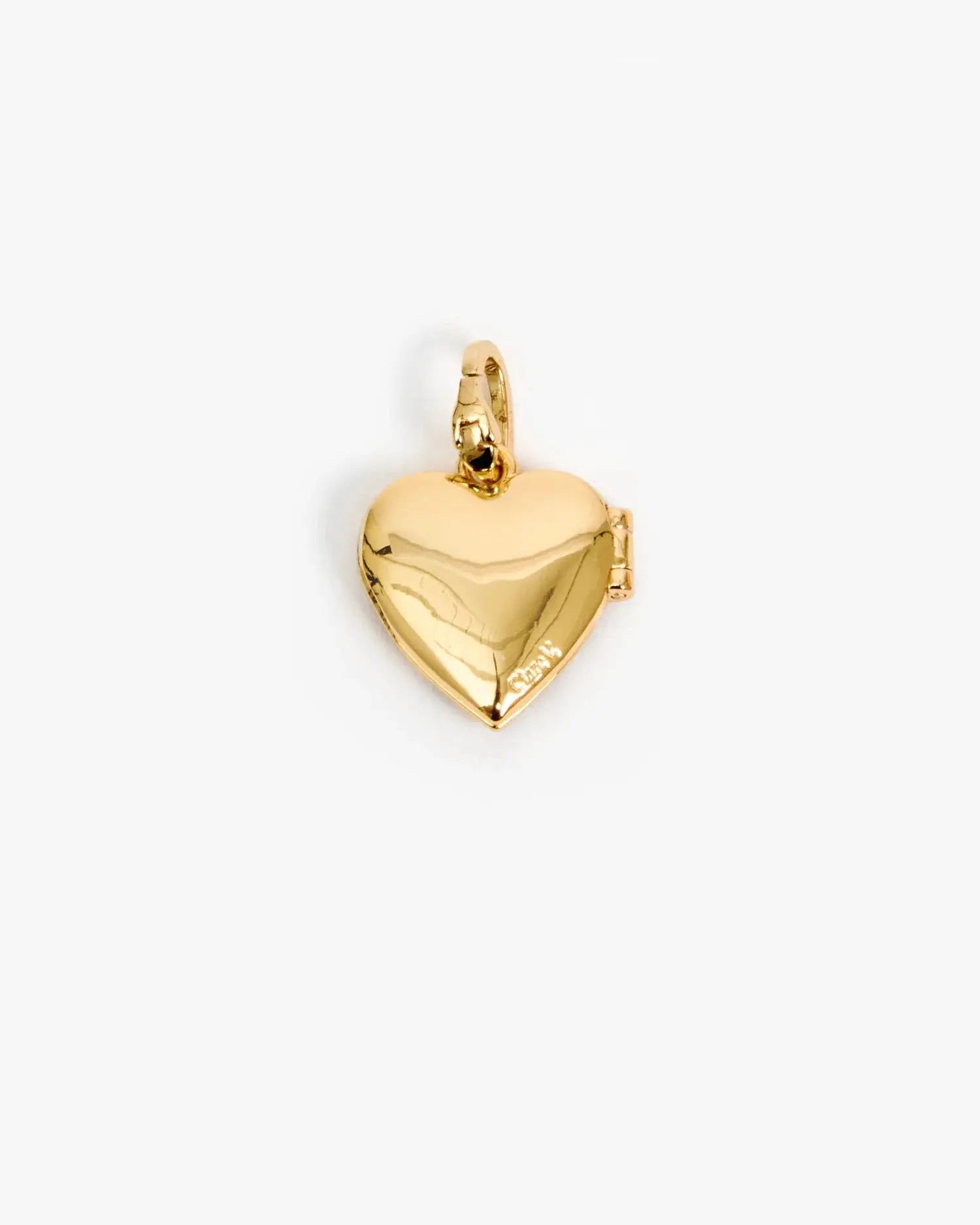 Stripe Heart Locket Clare V.