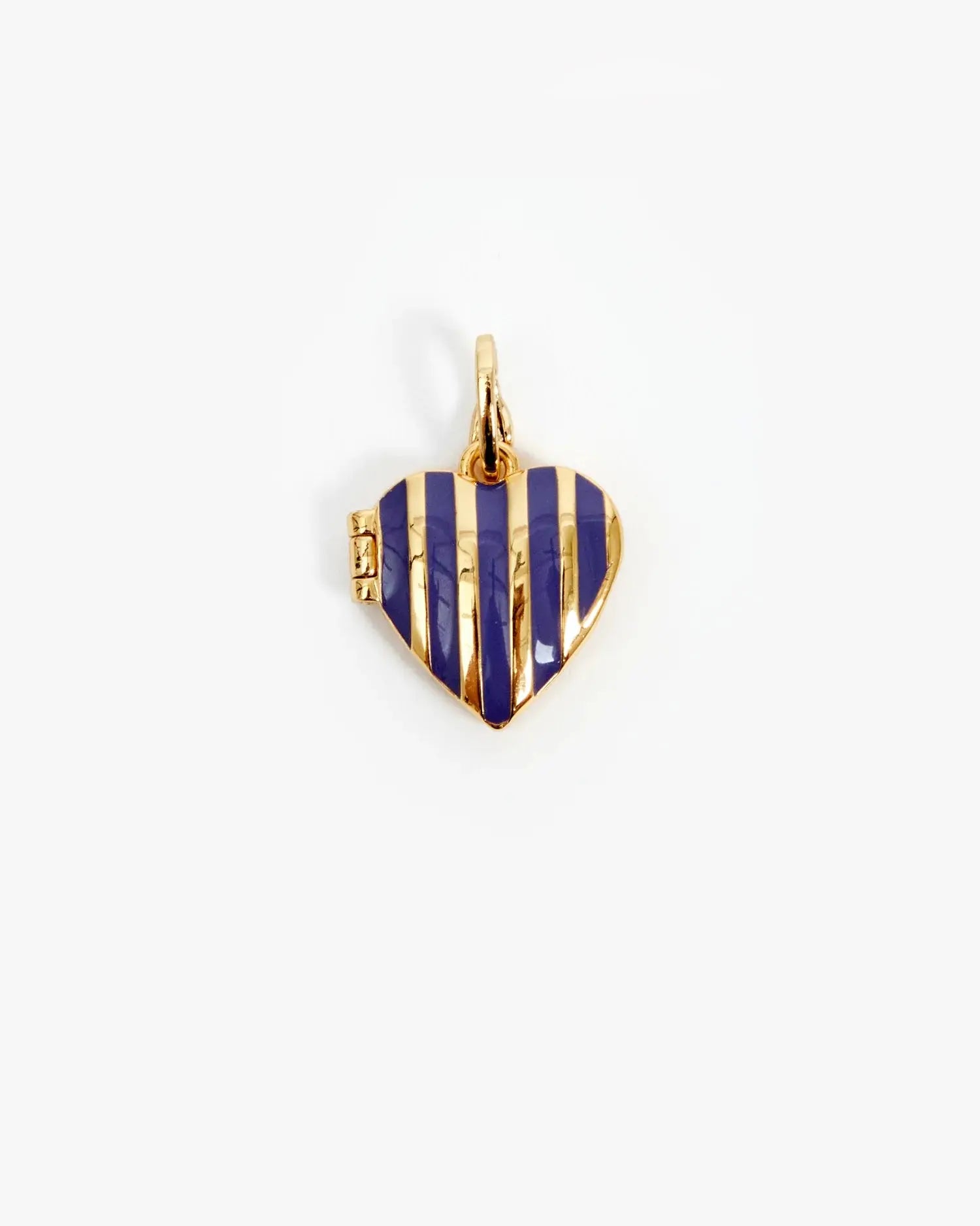 Stripe Heart Locket Clare V.
