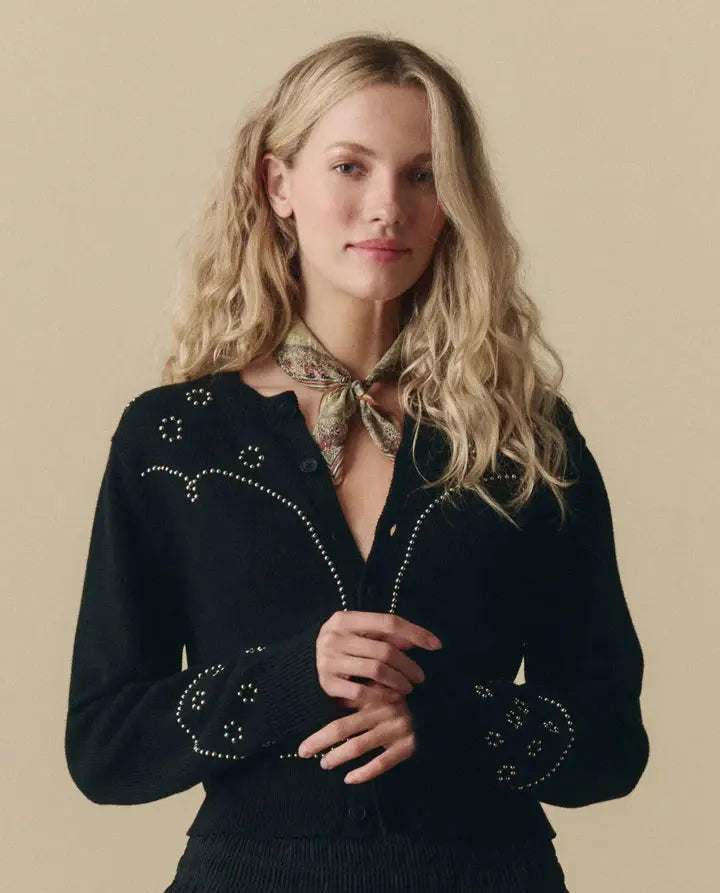 The GREAT The Studded Cardigan The Great