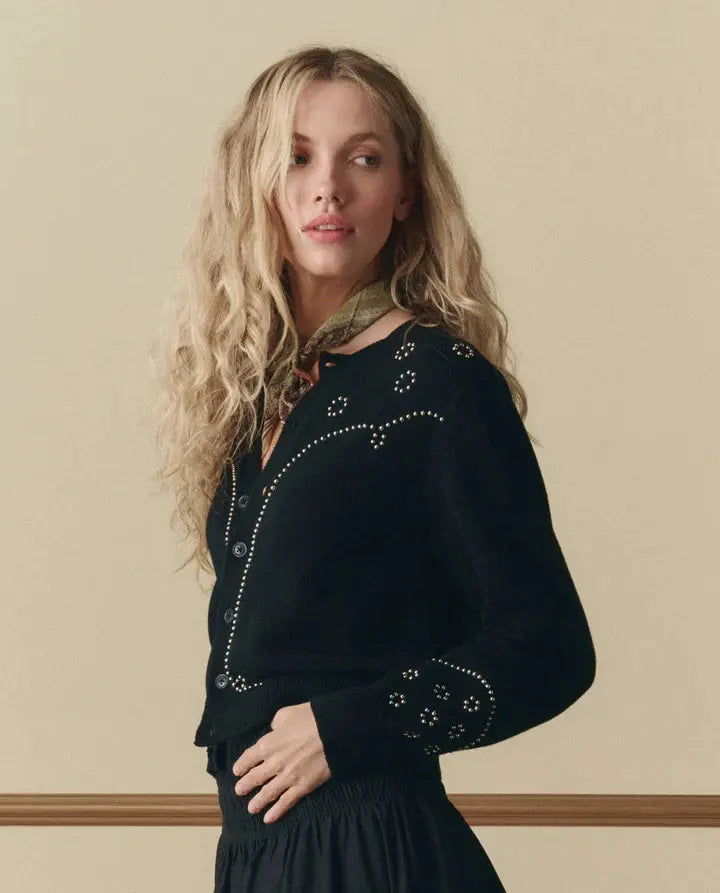 The GREAT The Studded Cardigan The Great
