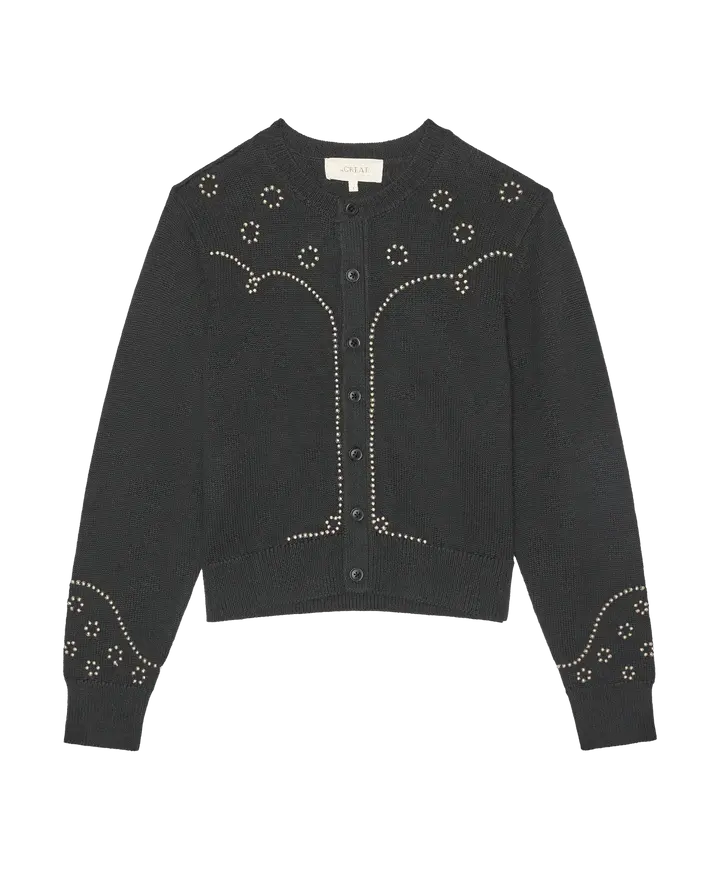 The GREAT The Studded Cardigan The Great