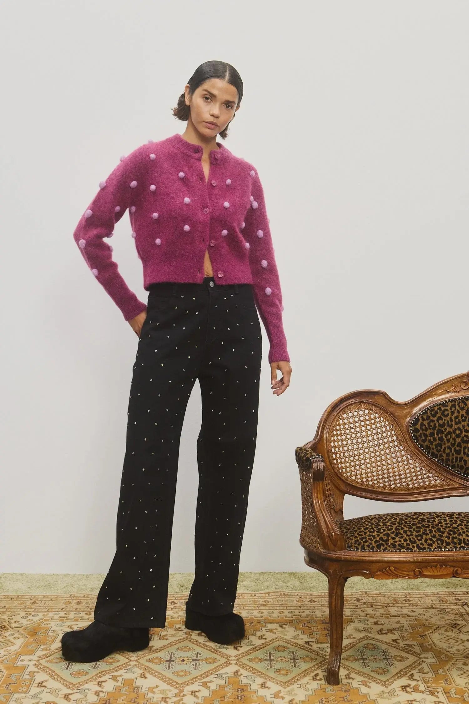 Elia Cropped Cardigan Alemais
