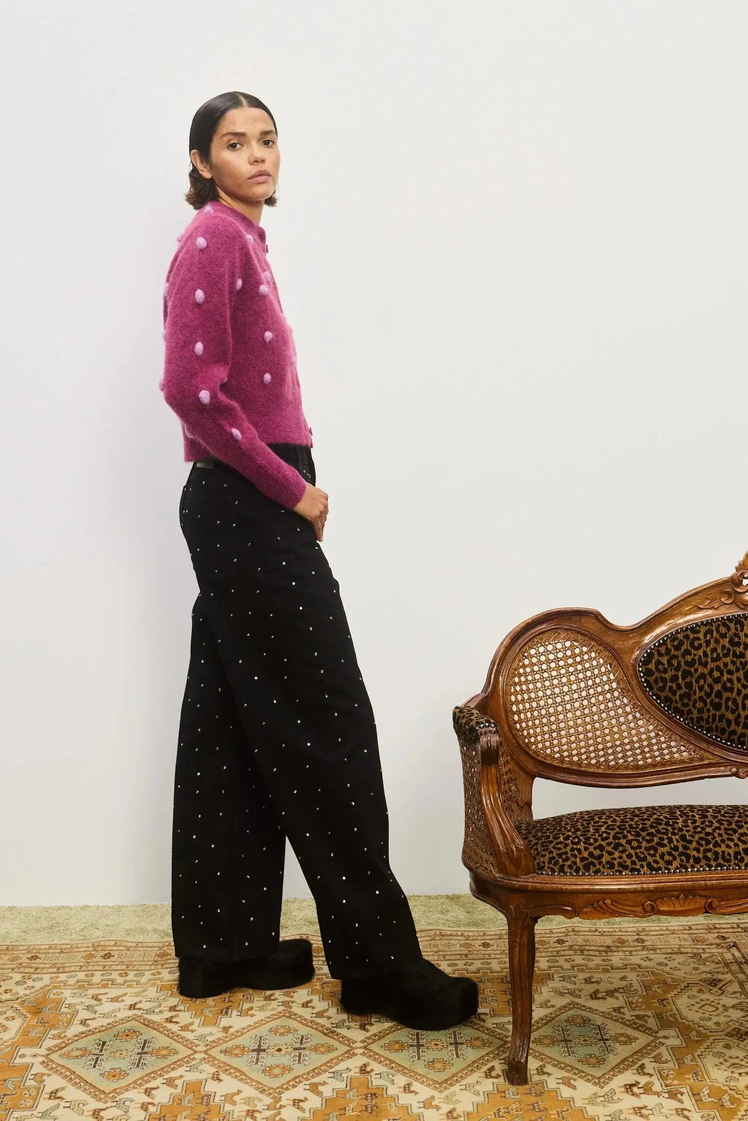 Elia Cropped Cardigan Alemais