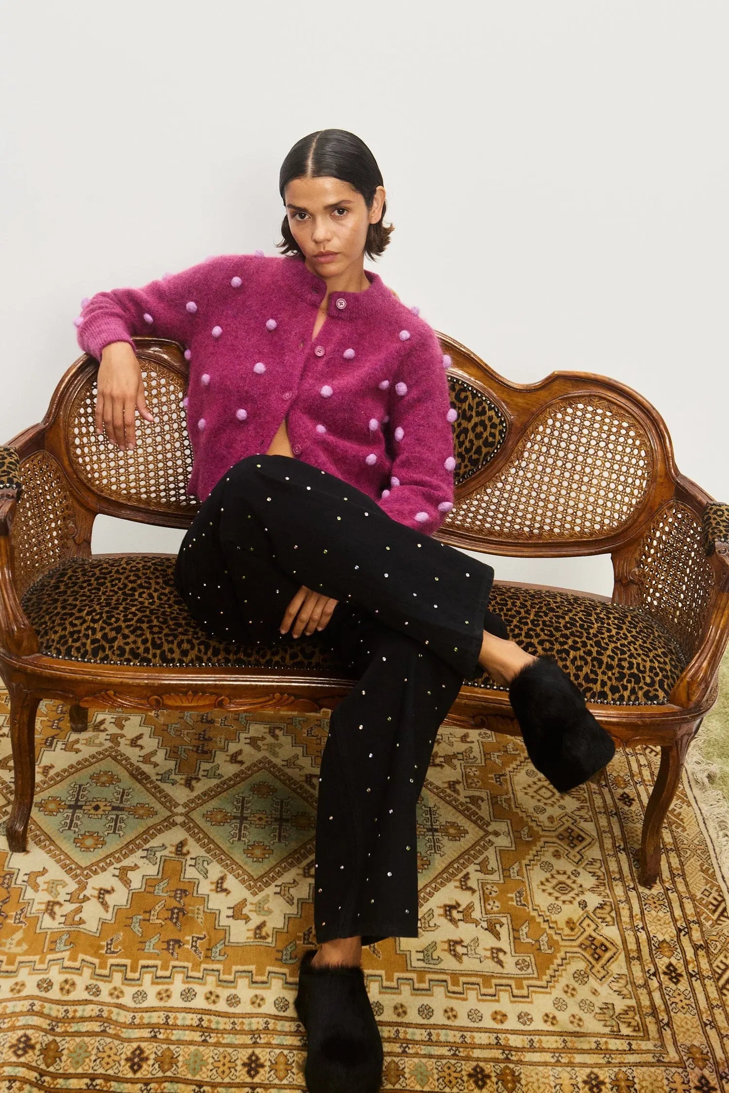 Elia Cropped Cardigan Alemais